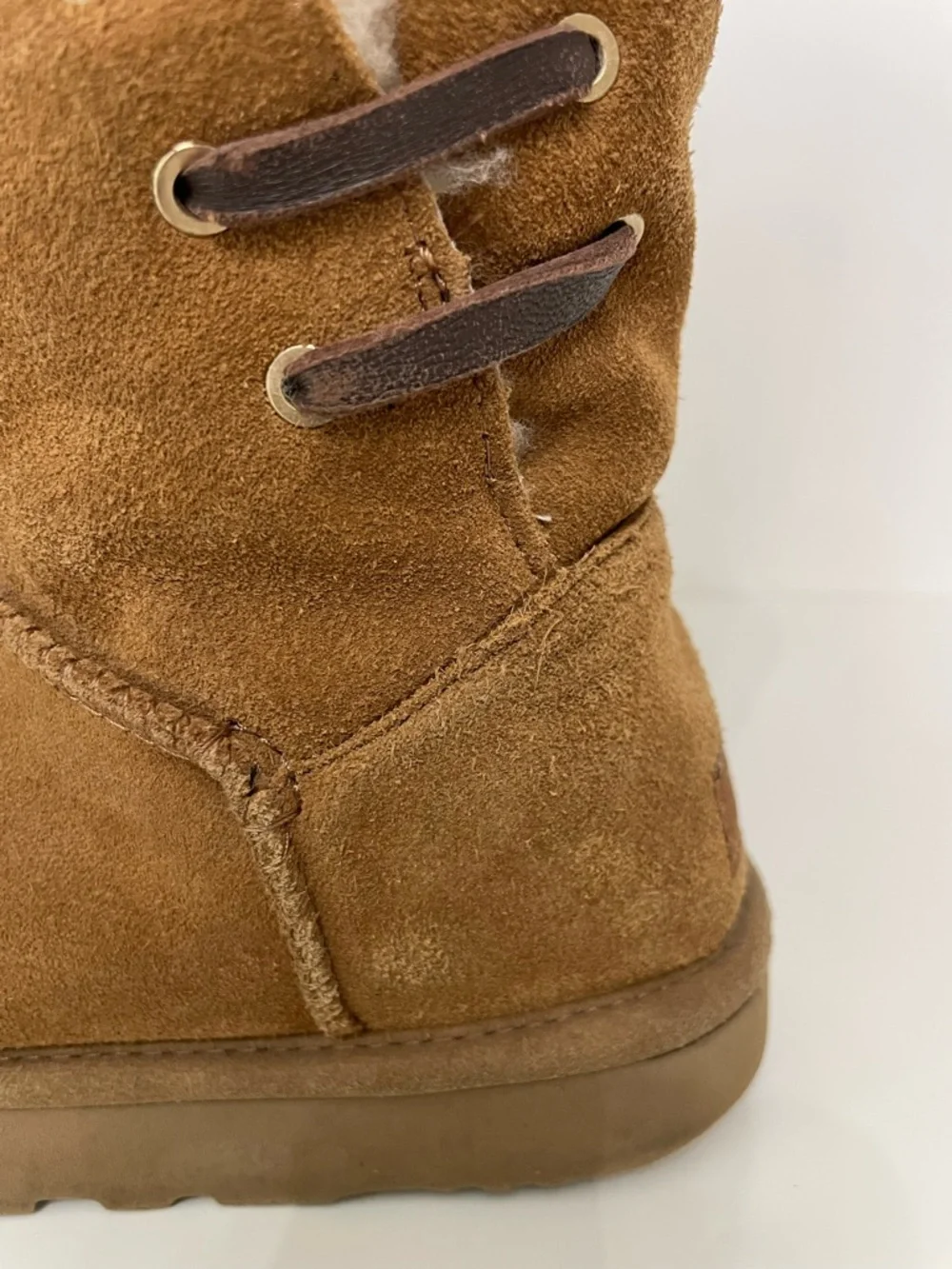 UGG Constantine Suede Shearling Boot, size 9